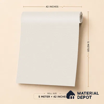 6832-2 | 5 Meter x 42 Inches Fabric Look Wallpaper - 57.41 Sq. Ft.