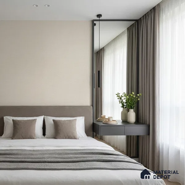 6832-4 | 5 Meter x 42 Inches Fabric Look Wallpaper - 57.41 Sq. Ft.