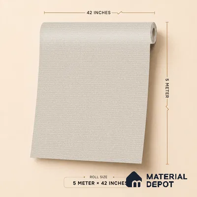 6832-4 | 5 Meter x 42 Inches Fabric Look Wallpaper - 57.41 Sq. Ft.