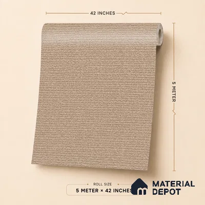 6832-5 | 5 Meter x 42 Inches Fabric Look Wallpaper - 57.41 Sq. Ft.
