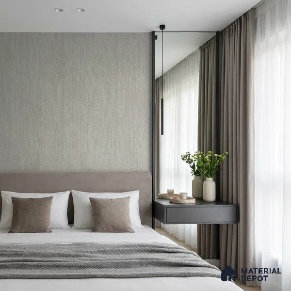 6844-1 | 5 Meter x 42 Inches Fabric Look Wallpaper - 57.41 Sq. Ft.
