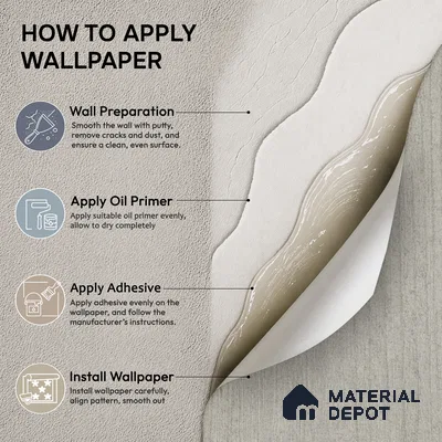 6844-1 | 5 Meter x 42 Inches Fabric Look Wallpaper - 57.41 Sq. Ft.