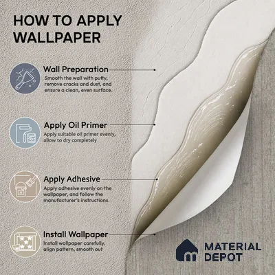 6844-2 | 5 Meter x 42 Inches Fabric Look Wallpaper - 57.41 Sq. Ft.