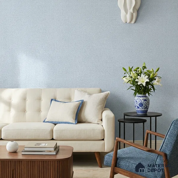 6853-5 | 5 Meter x 42 Inches Fabric Look Wallpaper - 57.41 Sq. Ft.