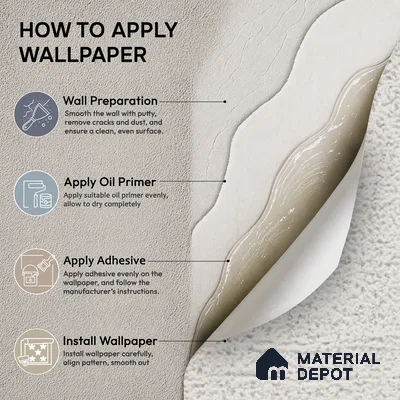 6853-2 | 5 Meter x 42 Inches Fabric Look Wallpaper - 57.41 Sq. Ft.