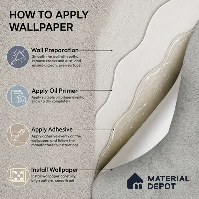6839-2 | 5 Meter x 42 Inches Patterned Look Wallpaper - 57.41 Sq. Ft.