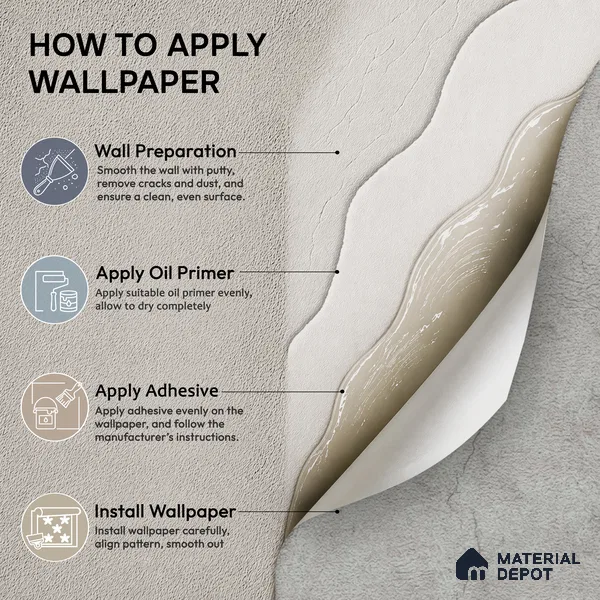 6839-2 | 5 Meter x 42 Inches Patterned Look Wallpaper - 57.41 Sq. Ft.
