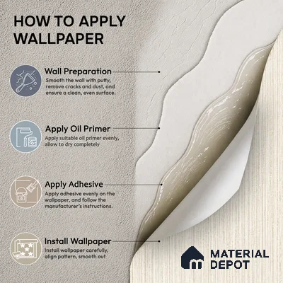 6835-4 | 5 Meter x 42 Inches Fabric Look Wallpaper - 57.41 Sq. Ft.