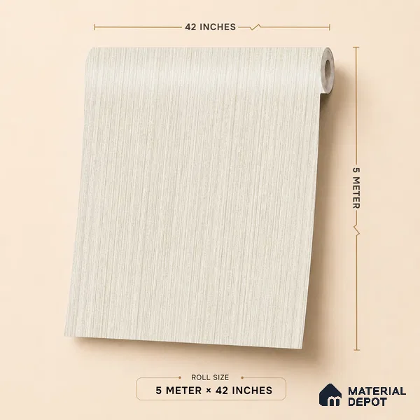 6835-5 | 5 Meter x 42 Inches Fabric Look Wallpaper - 57.41 Sq. Ft.