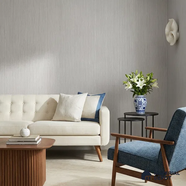 6835-3 | 5 Meter x 42 Inches Fabric Look Wallpaper - 57.41 Sq. Ft.