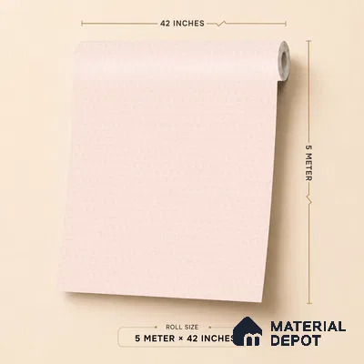 6861-2 | 5 Meter x 42 Inches Fabric Look Wallpaper - 57.41 Sq. Ft.