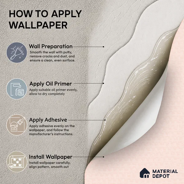 6861-2 | 5 Meter x 42 Inches Fabric Look Wallpaper - 57.41 Sq. Ft.