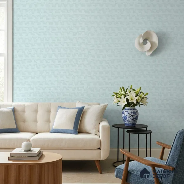 6861-1 | 5 Meter x 42 Inches Fabric Look Wallpaper - 57.41 Sq. Ft.