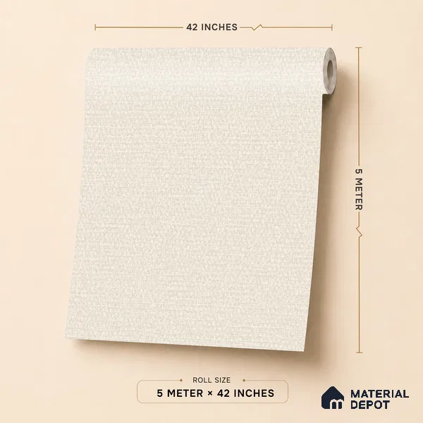 6867-1 | 5 Meter x 42 Inches Fabric Look Wallpaper - 57.41 Sq. Ft.