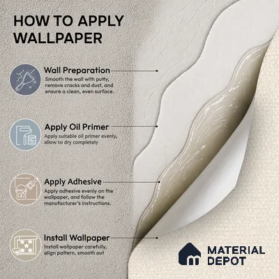 6867-1 | 5 Meter x 42 Inches Fabric Look Wallpaper - 57.41 Sq. Ft.