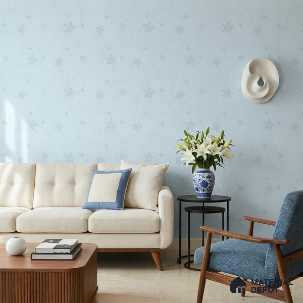 6866-2 | 5 Meter x 42 Inches Fabric Look Wallpaper - 57.41 Sq. Ft.