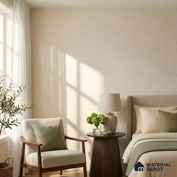 6866-1 | 5 Meter x 42 Inches Fabric Look Wallpaper - 57.41 Sq. Ft.
