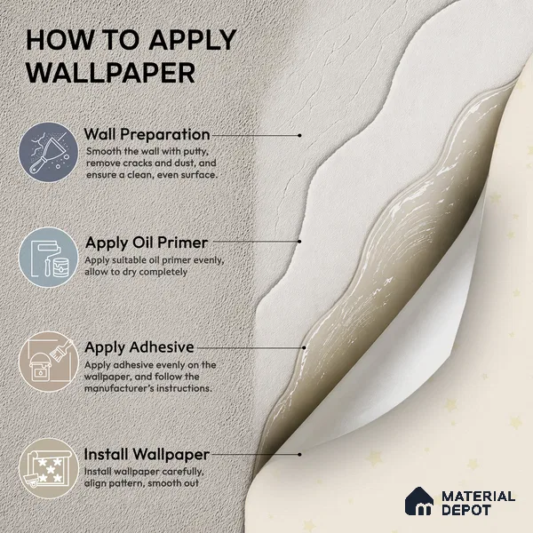6866-1 | 5 Meter x 42 Inches Fabric Look Wallpaper - 57.41 Sq. Ft.