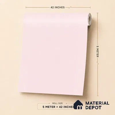 6865-1 | 5 Meter x 42 Inches Fabric Look Wallpaper - 57.41 Sq. Ft.
