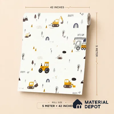 6862-1 | 5 Meter x 42 Inches Abstract Look Wallpaper - 57.41 Sq. Ft.
