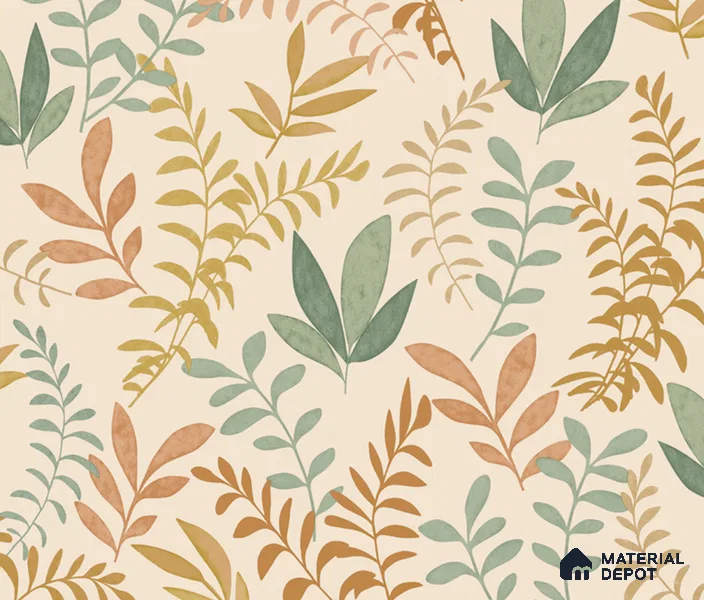 SO27062 | 10 Meter x 21 Inches Florals Look Wallpaper - 57.41 Sq. Ft.