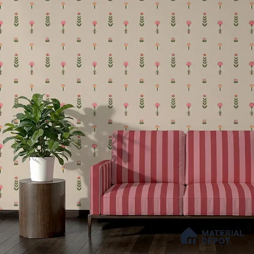 Saanjh Indian Design 10 Meter x 19.68 Inches Soft Feel Wallpaper Roll