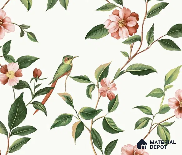 88655-1 | 4 Meter x 42 Inches Florals Look Wallpaper - 45.93 Sq. Ft.