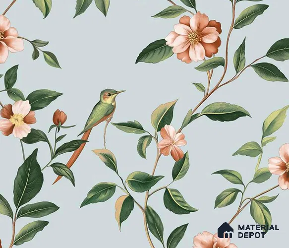88655-2 | 4 Meter x 42 Inches Florals Look Wallpaper - 45.93 Sq. Ft.