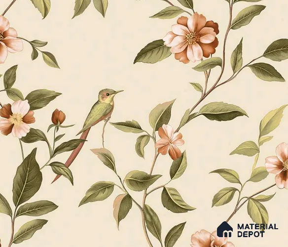88655-3 | 4 Meter x 42 Inches Florals Look Wallpaper - 45.93 Sq. Ft.