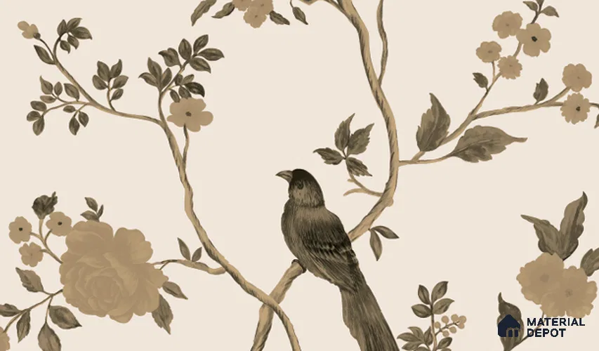 SA6201-3 | 10 Meter x 21 Inches Florals Look Wallpaper - 57.37 Sq. Ft.
