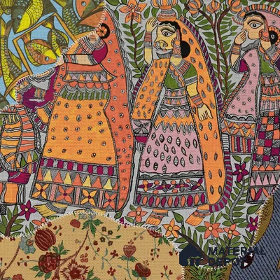 Rang Rali, Indian Canvas Wallpaper | Customised Size Wallpaper