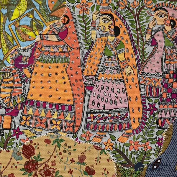 Rang Rali, Indian Canvas Wallpaper | Customised Size Wallpaper