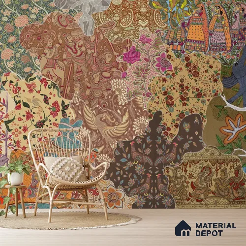 Rang Rali, Indian Canvas Wallpaper | Customised Size Wallpaper