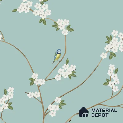 Grace Chinoiserie Theme Canvas Wallpaper Customised