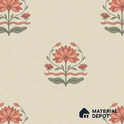 Kalika Indian Design Soft Feel Wallpaper