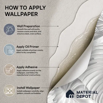 52524-1 | White Embossed Leaves Floral Wallpaper - 5 Meter x 42 Inches, 57.41 Sq. Ft.