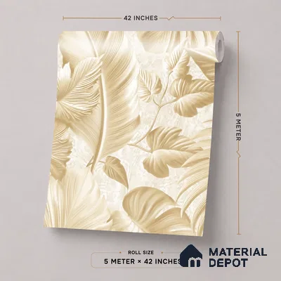 52524-2 | 5 Meter x 42 Inches Florals Look Wallpaper - 57.41 Sq. Ft.
