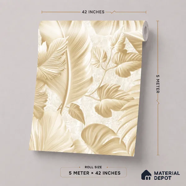52524-2 | 5 Meter x 42 Inches Florals Look Wallpaper - 57.41 Sq. Ft.