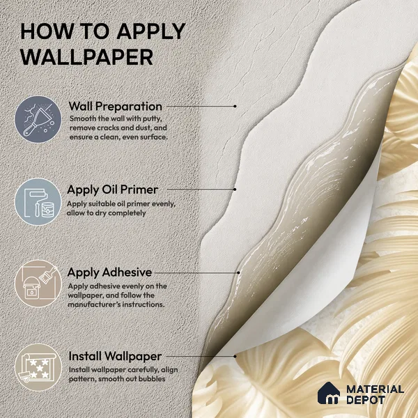 52524-2 | 5 Meter x 42 Inches Florals Look Wallpaper - 57.41 Sq. Ft.