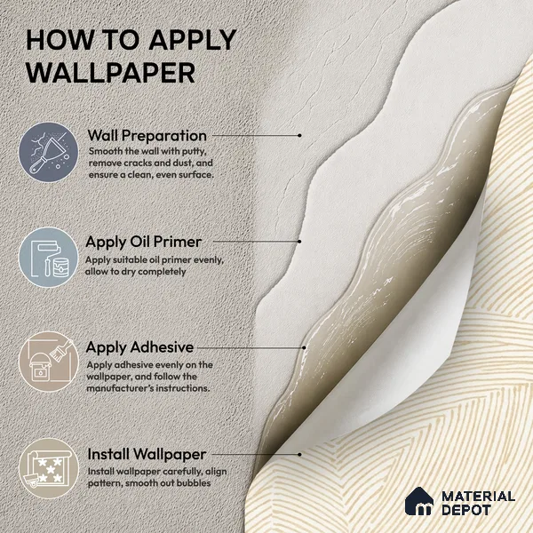 52521-1 | 5 Meter x 42 Inches Patterned Look Wallpaper - 57.41 Sq. Ft.
