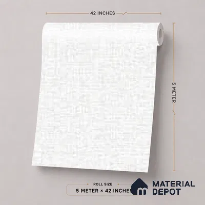 52520-2 | 5 Meter x 42 Inches Fabric Look Wallpaper - 57.41 Sq. Ft.