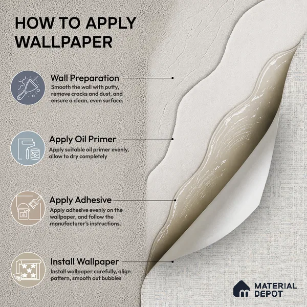 52520-3 | 5 Meter x 42 Inches Fabric Look Wallpaper - 57.41 Sq. Ft.