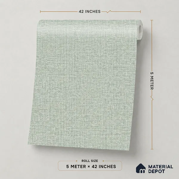 52520-4 | 5 Meter x 42 Inches Fabric Look Wallpaper - 57.41 Sq. Ft.