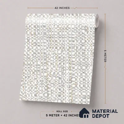52519-2 | 5 Meter x 42 Inches Fabric Look Wallpaper - 57.41 Sq. Ft.