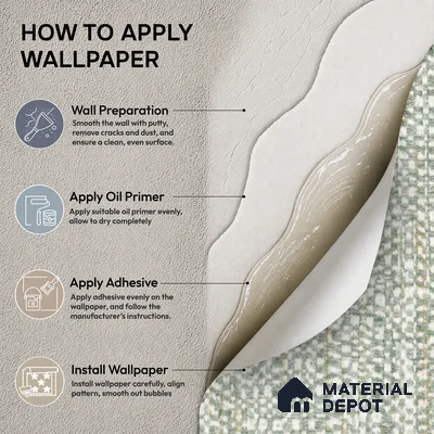 52519-3 | 5 Meter x 42 Inches Fabric Look Wallpaper - 57.41 Sq. Ft.