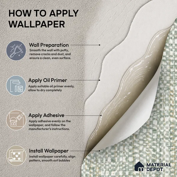 52519-3 | 5 Meter x 42 Inches Fabric Look Wallpaper - 57.41 Sq. Ft.