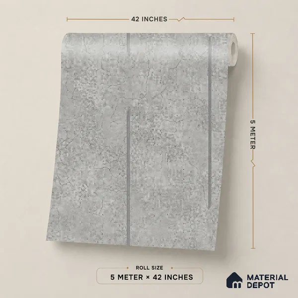 52518-3 | 5 Meter x 42 Inches Patterned Look Wallpaper - 57.41 Sq. Ft.