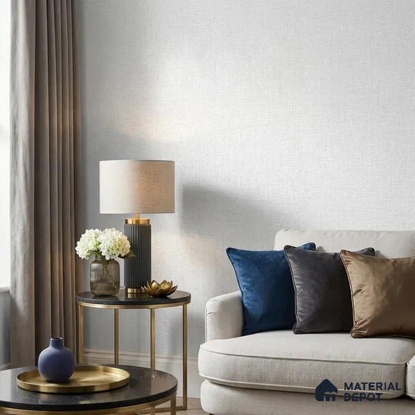 52515-2 | 5 Meter x 42 Inches Fabric Look Wallpaper - 57.41 Sq. Ft.