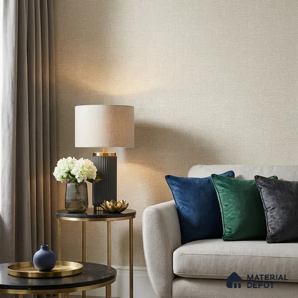 52515-4 | 5 Meter x 42 Inches Fabric Look Wallpaper - 57.41 Sq. Ft.