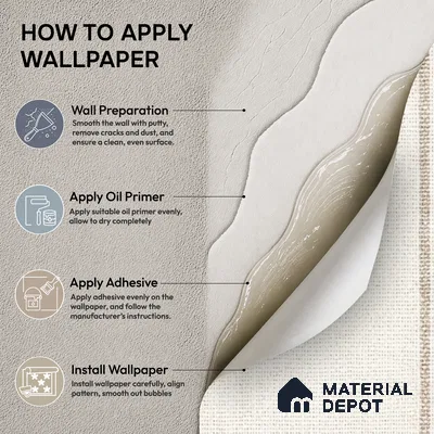 52514-4 | 5 Meter x 42 Inches Patterned Look Wallpaper - 57.41 Sq. Ft.